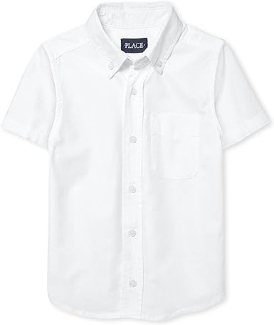 Boys Short Sleeve Oxford Shirt