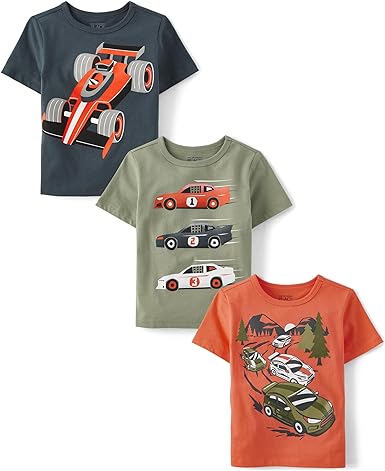 Baby Boys 3-Pack Short Sleeve Graphic T-Shirt