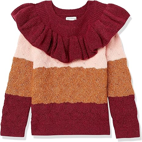 Girls Soft Touch Ruffle Sweater